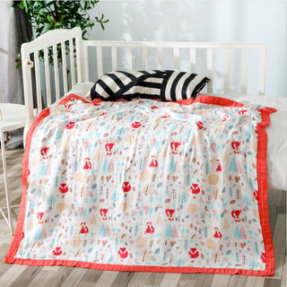 Buy as-picture4 110x120cm 4 and 6 Layers Muslin Bamboo Cotton Newborn Baby Receiving Blanket Swaddling Kids Children Baby Sleeping Blanket