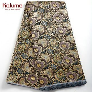 Buy 6 African Brocade Lace Fabric