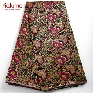 Buy 7 African Brocade Lace Fabric