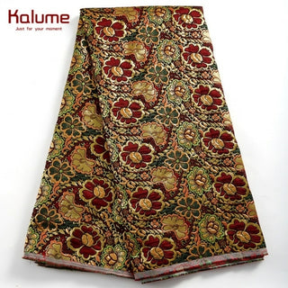 Buy 8 African Brocade Lace Fabric