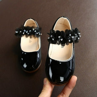 Buy 48b Baby Girls Walking Shoes Kids PU leather Big Flower Summer Princess
