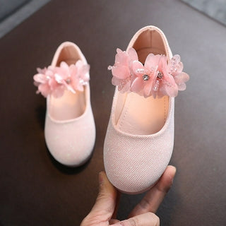Buy 63p Baby Girls Walking Shoes Kids PU leather Big Flower Summer Princess