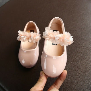 Buy 48p Baby Girls Walking Shoes Kids PU leather Big Flower Summer Princess