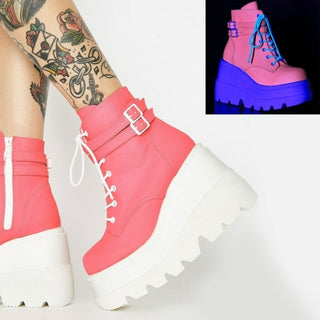Buy pink-luminous Platform High Heels Cosplay