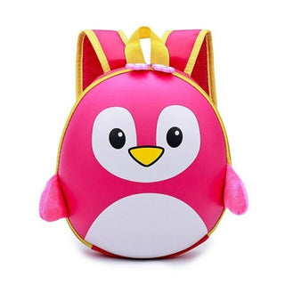 Buy pink Cute Children&#39;s Schoolbag New Penguin Eggshell Backpack for Girls Boys