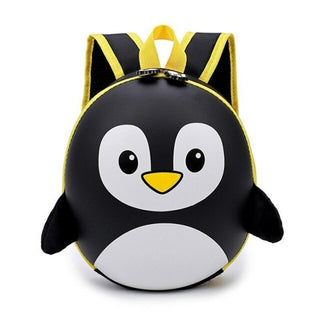 Buy black Cute Children&#39;s Schoolbag New Penguin Eggshell Backpack for Girls Boys