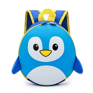 Buy blue Cute Children&#39;s Schoolbag New Penguin Eggshell Backpack for Girls Boys