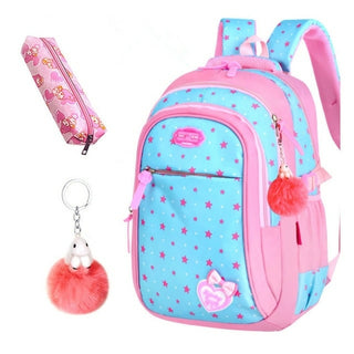Buy 8 Cute Girls School Bags Children Primary Backpack Stars Print Princess