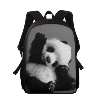 Buy auburn Cute Panda 3D Print Children School Bags Girls Boys Kindergarten