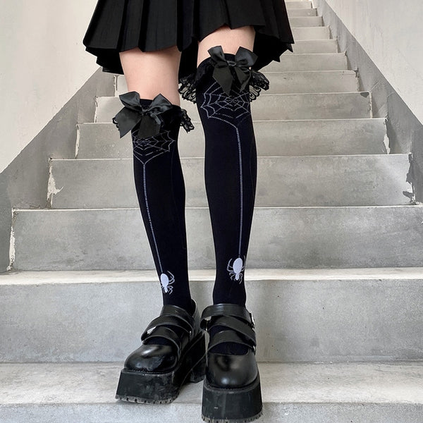 Dark Lolita Girl Calf length Socks