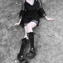 Dark Lolita Girl Calf length Socks