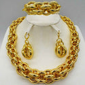 Dubai Gold Necklace Earring Series