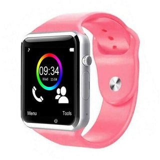 Buy pink FIFATA Bluetooth A1 Smart Watch Sports Tracker Men