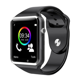Buy black FIFATA Bluetooth A1 Smart Watch Sports Tracker Men