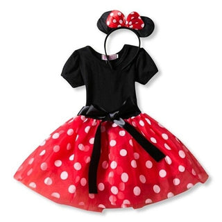 Buy red Toddler Baby Girls Clothes Minnie Mouse Dress