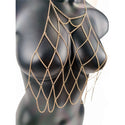Goth Sexy Body Jewelry Bra Chest Chains Body Chain Bikini for Women