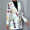Long Sleeves Suit Jacket Elegant Fall Winter Office Lady Cardigan Coat