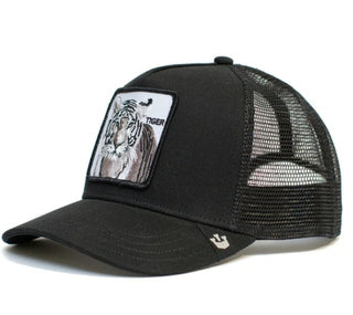 Buy tiger-black Animal Snapback Cotton Baseball Cap