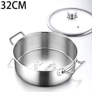 Buy purple Hotpot Stainless Steel Hot Pot Soup Pot Non Stick Pan Cookware Kitchen