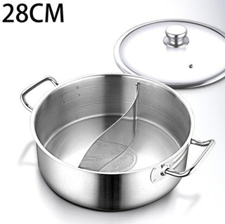 Buy yellow Hotpot Stainless Steel Hot Pot Soup Pot Non Stick Pan Cookware Kitchen