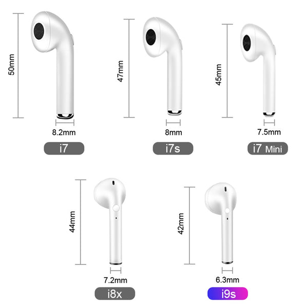 I9s Tws Earphone Bluetooth5.0 Earbud Stereo Wireless Headset Fone De
