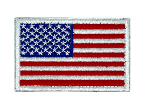 Tactical USA Flag Patch with Detachable Backing