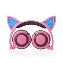Cat Ear Shape Headphone with Glowing Lights for Children