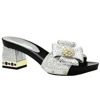 Buy sliver-shoes-only Shoes with Matching Bags for Wedding
