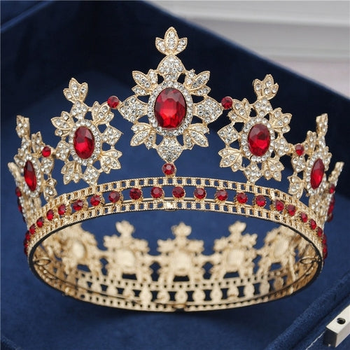 Luxury Royal King Wedding Crown Bride tiaras and Crowns Queen Hair