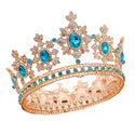Luxury Royal King Wedding Crown Bride tiaras and Crowns Queen Hair
