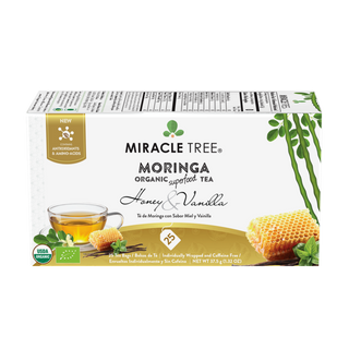 Miracle Tree's Organic Moringa Tea, Honey & Vanilla