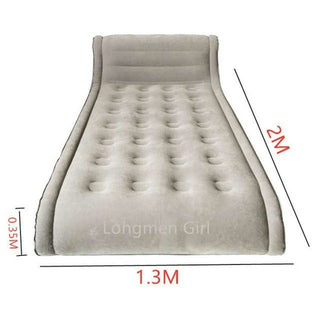 Buy bed-b-2x1-3x0-35m Inflatable Velvet PVC Leather Bed Frames