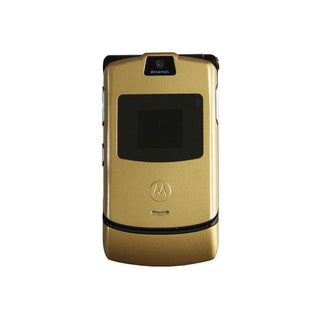 Buy gold-color Motorola V3 Refurbished Original V3 unlocked Flip GSM Quad Band