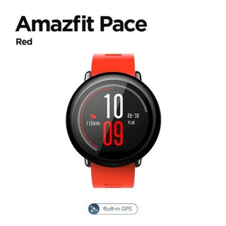 Buy red NEW Amazfit Pace Smartwatch Amazfit Smart Watch Bluetooth Music GPS