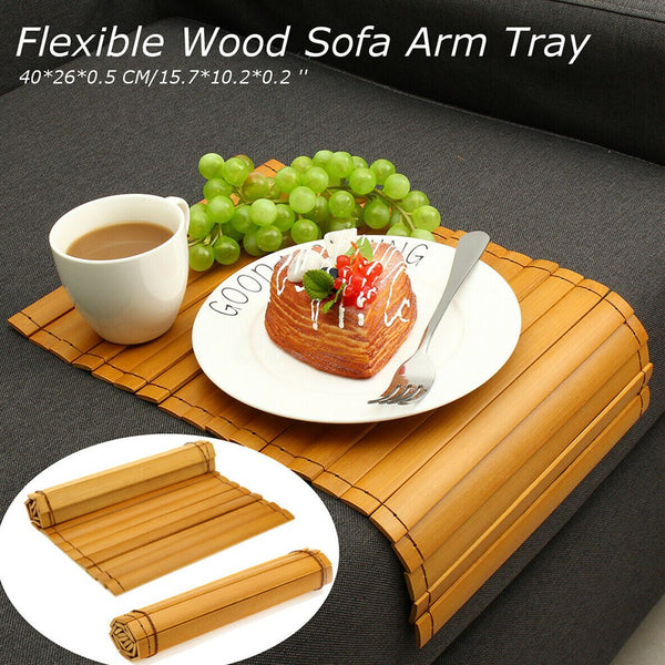 Bamboo Sofa Armrest Tray