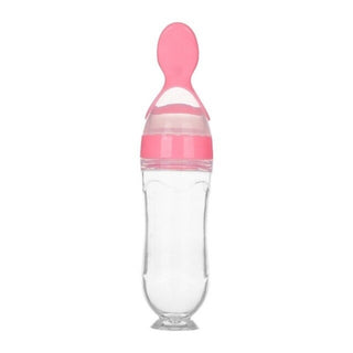 Buy p Silicone Squeeze Baby Feeding Bottle
