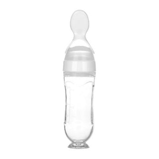 Buy w Silicone Squeeze Baby Feeding Bottle