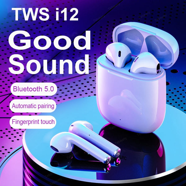 Original i12 TWS Wireless Headphone Bluetooth Earphone 5.0 Stereo