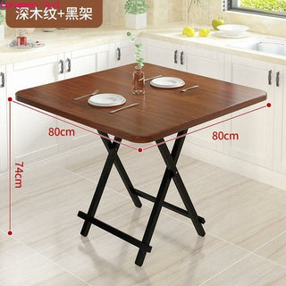 Buy 80x80x74cm-a Portable Folding Table Modern Simple Living Room Dinning Table Set