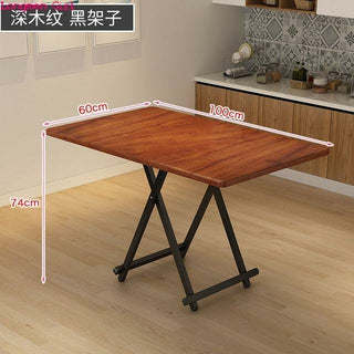 Buy 60x100x74cm-a Portable Folding Table Modern Simple Living Room Dinning Table Set