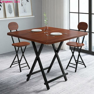 Buy 80x74cm-set-a1 Portable Folding Table Modern Simple Living Room Dinning Table Set