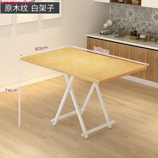 Buy 60x100x74cm-d Portable Folding Table Modern Simple Living Room Dinning Table Set
