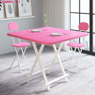 Buy 80x74cm-set-a5 Portable Folding Table Modern Simple Living Room Dinning Table Set