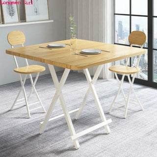 Buy 80x74cm-set-a6 Portable Folding Table Modern Simple Living Room Dinning Table Set