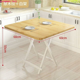 Buy 60x60x55cm-e Portable Folding Table Modern Simple Living Room Dinning Table Set