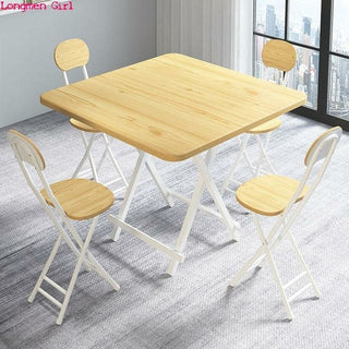 Buy 80x74cm-set-b4 Portable Folding Table Modern Simple Living Room Dinning Table Set