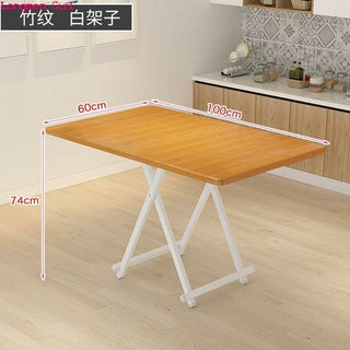 Buy 60x100x74cm-f Portable Folding Table Modern Simple Living Room Dinning Table Set