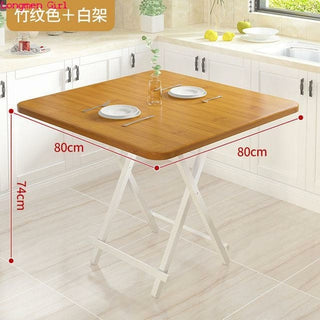 Buy 80x80x74cm-g Portable Folding Table Modern Simple Living Room Dinning Table Set