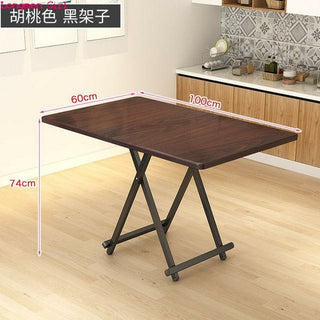 Buy 60x100x74cm-c Portable Folding Table Modern Simple Living Room Dinning Table Set