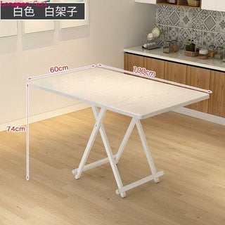 Buy 60x100x74cm-e Portable Folding Table Modern Simple Living Room Dinning Table Set